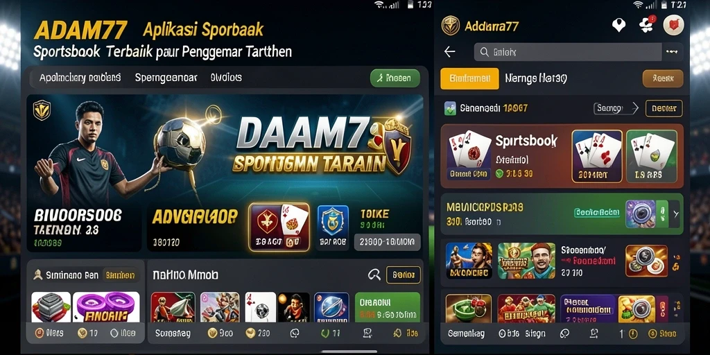 Tampilan gameplay ADAM77 yang menarik dalam taruhan olahraga.