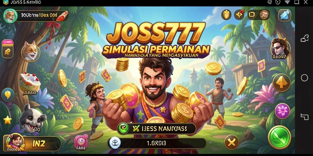 Tampilan gameplay menarik dari JOSS777 dengan simulasi yang mendalam.