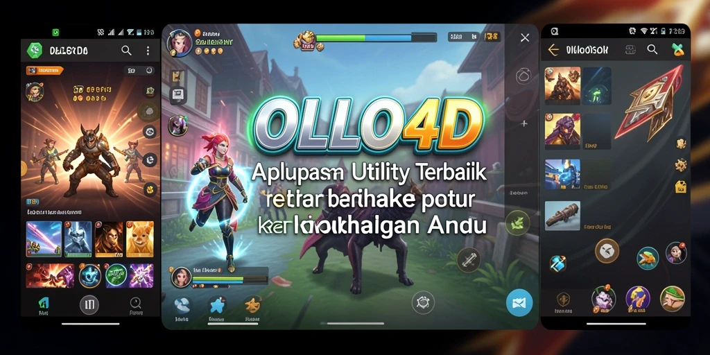 Tampilan antarmuka aplikasi OLLO4D yang menarik dan fungsional.