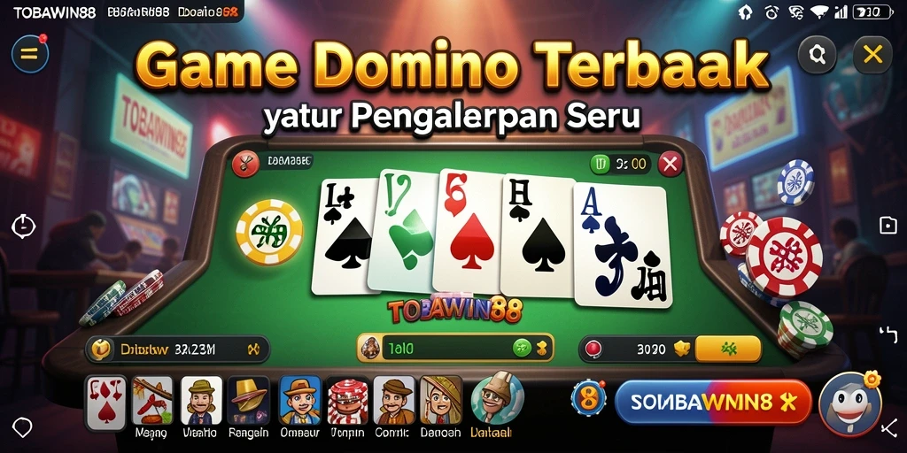 Tampilan gameplay menarik dari TOBAWIN88 dengan pengalaman bermain Domino.
