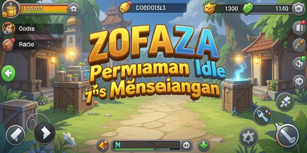 Tampilan gameplay ZOFAZA yang menarik dan interaktif.